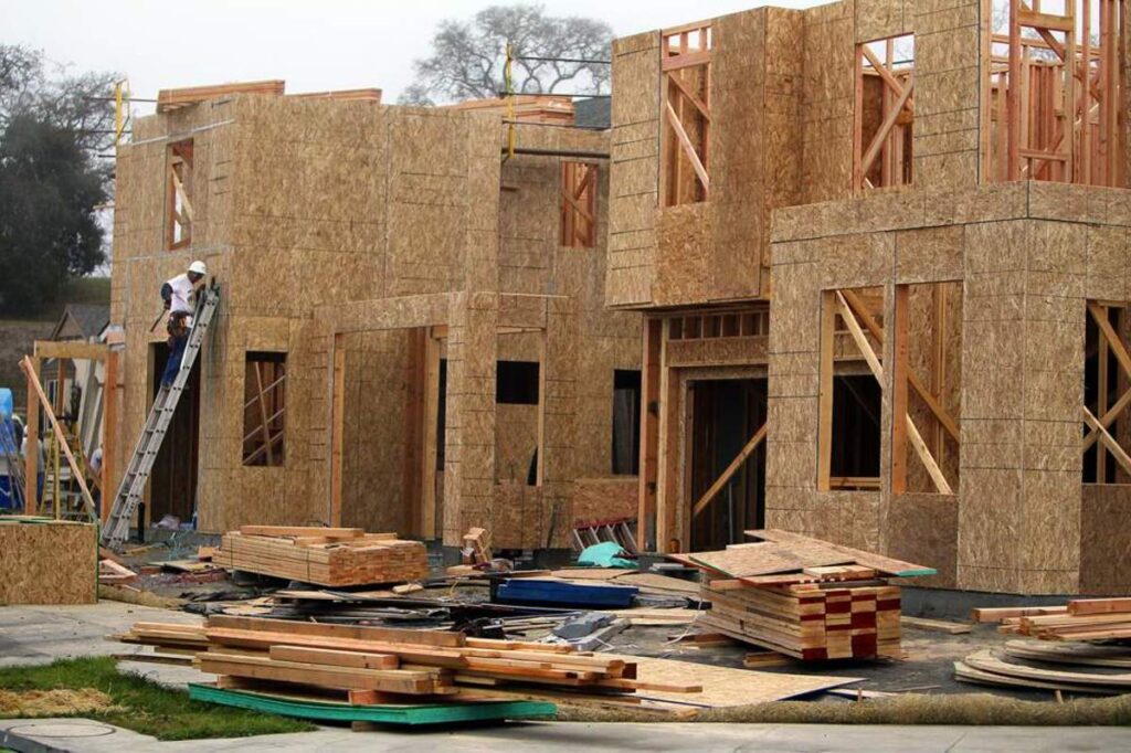 House framing in Cranbourne